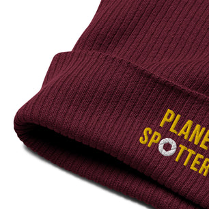 Plane Spotter Organic Ribbed Beanie
