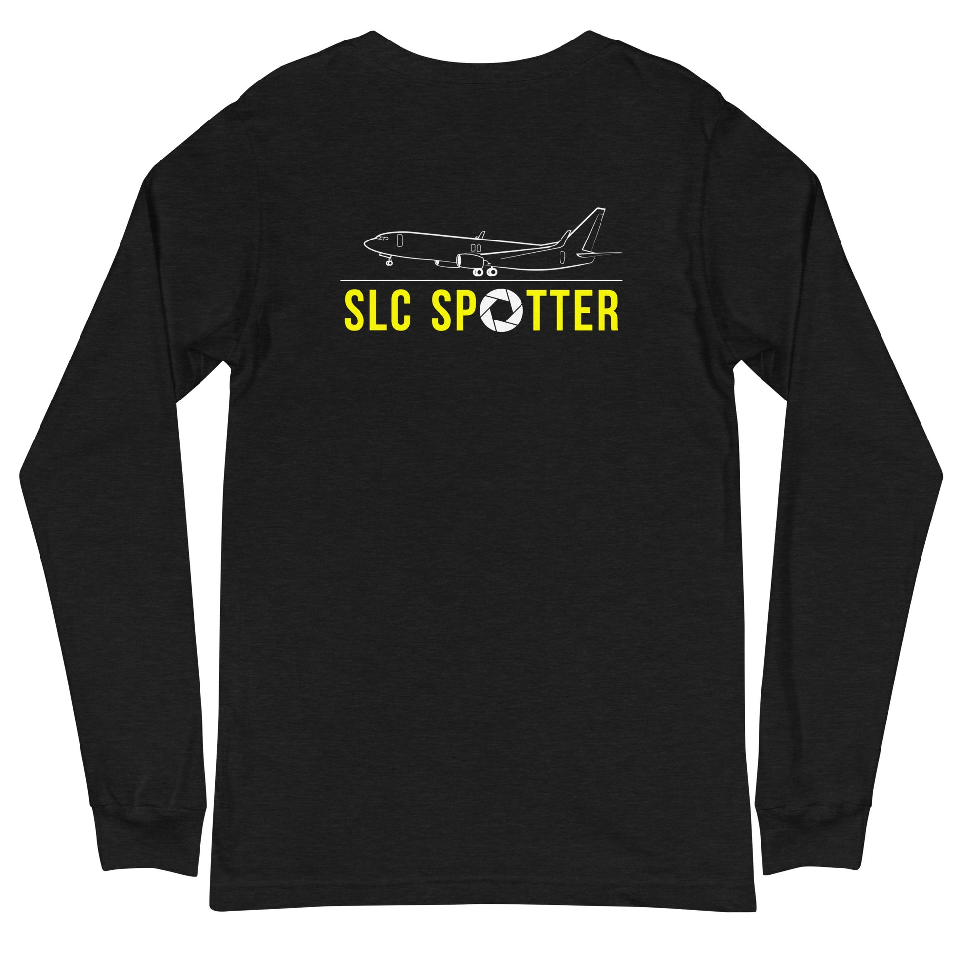 SLC Airplane Spotting Adult Unisex Long-Sleeve T-shirt