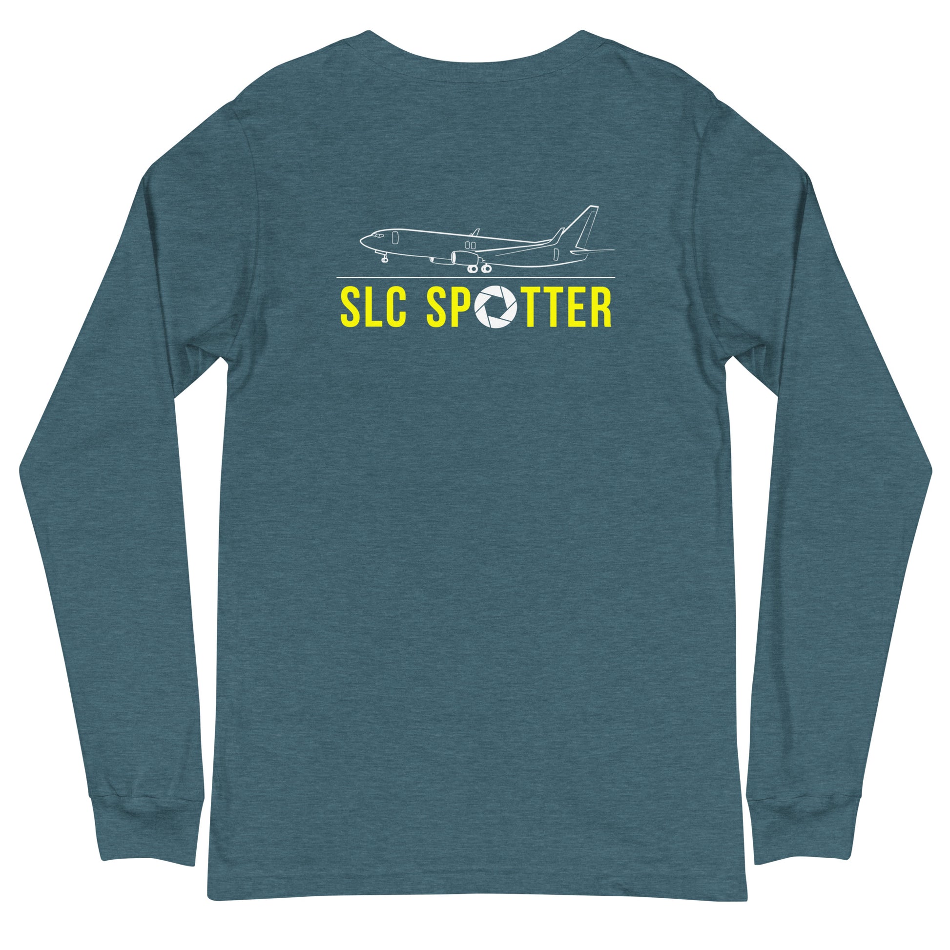 SLC Airplane Spotting Adult Unisex Long-Sleeve T-shirt