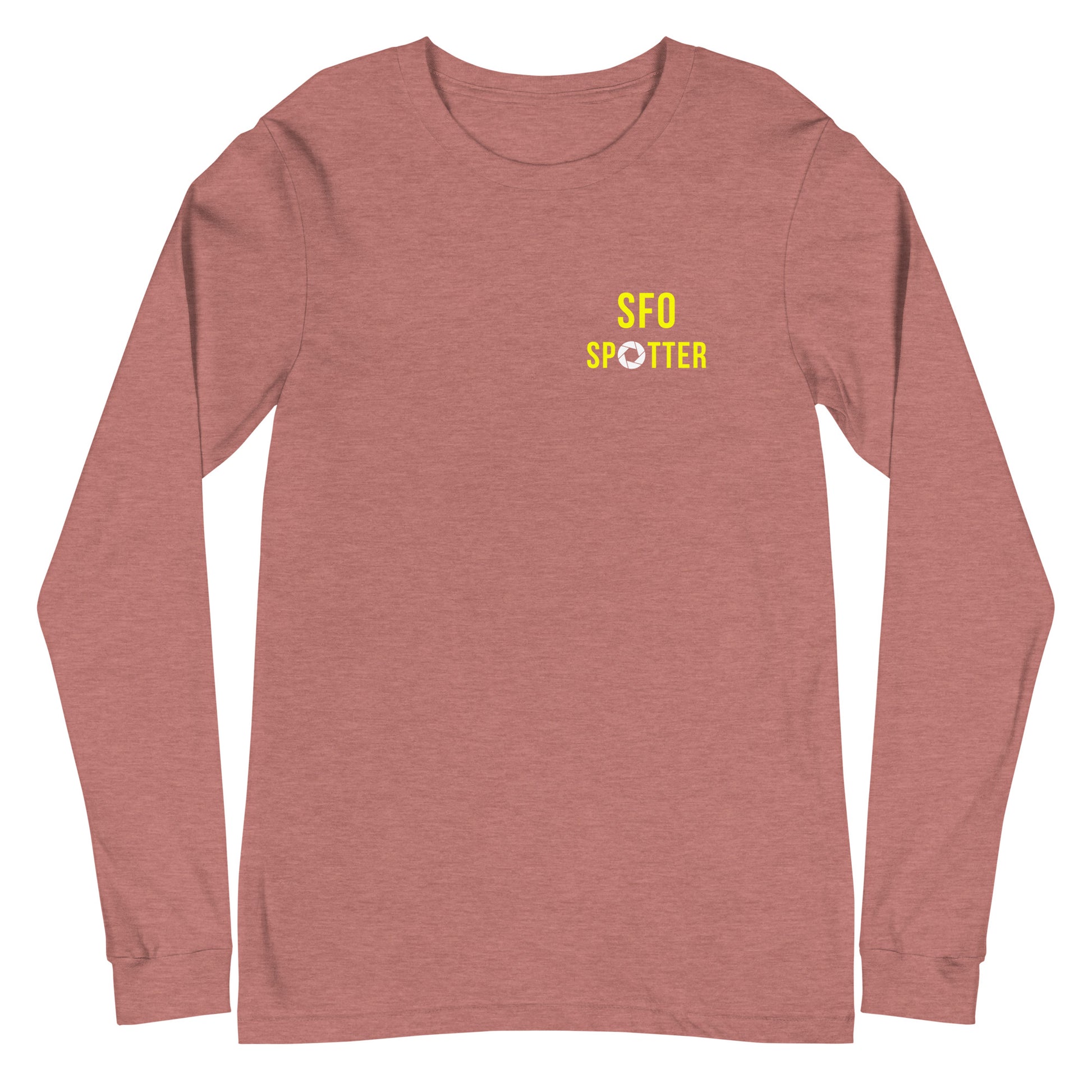 SFO Airplane Spotting Adult Unisex Long-Sleeve T-shirt