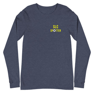 SLC Airplane Spotting Adult Unisex Long-Sleeve T-shirt