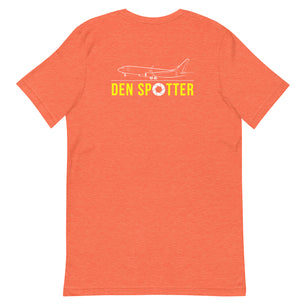 DEN Airplane Spotting Adult Unisex Short Sleeve T-shirt